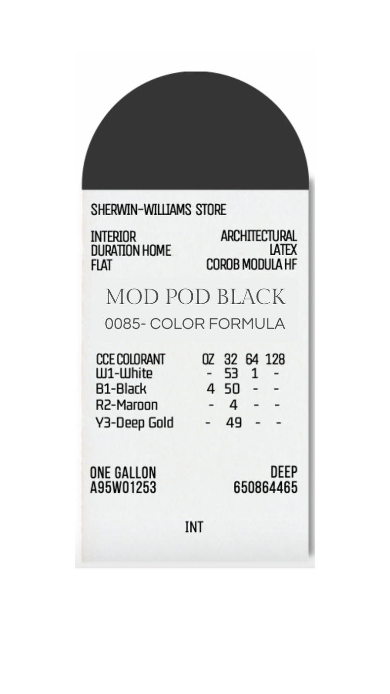 mod pod black sherwin williams paint color code design interior