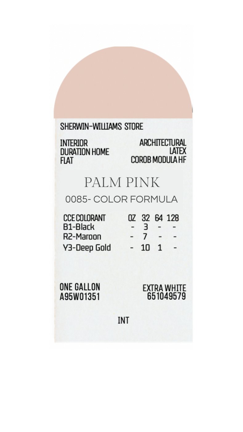 palm pink sherwin williams coastal low country lowcountry megan molten pain sample design tips