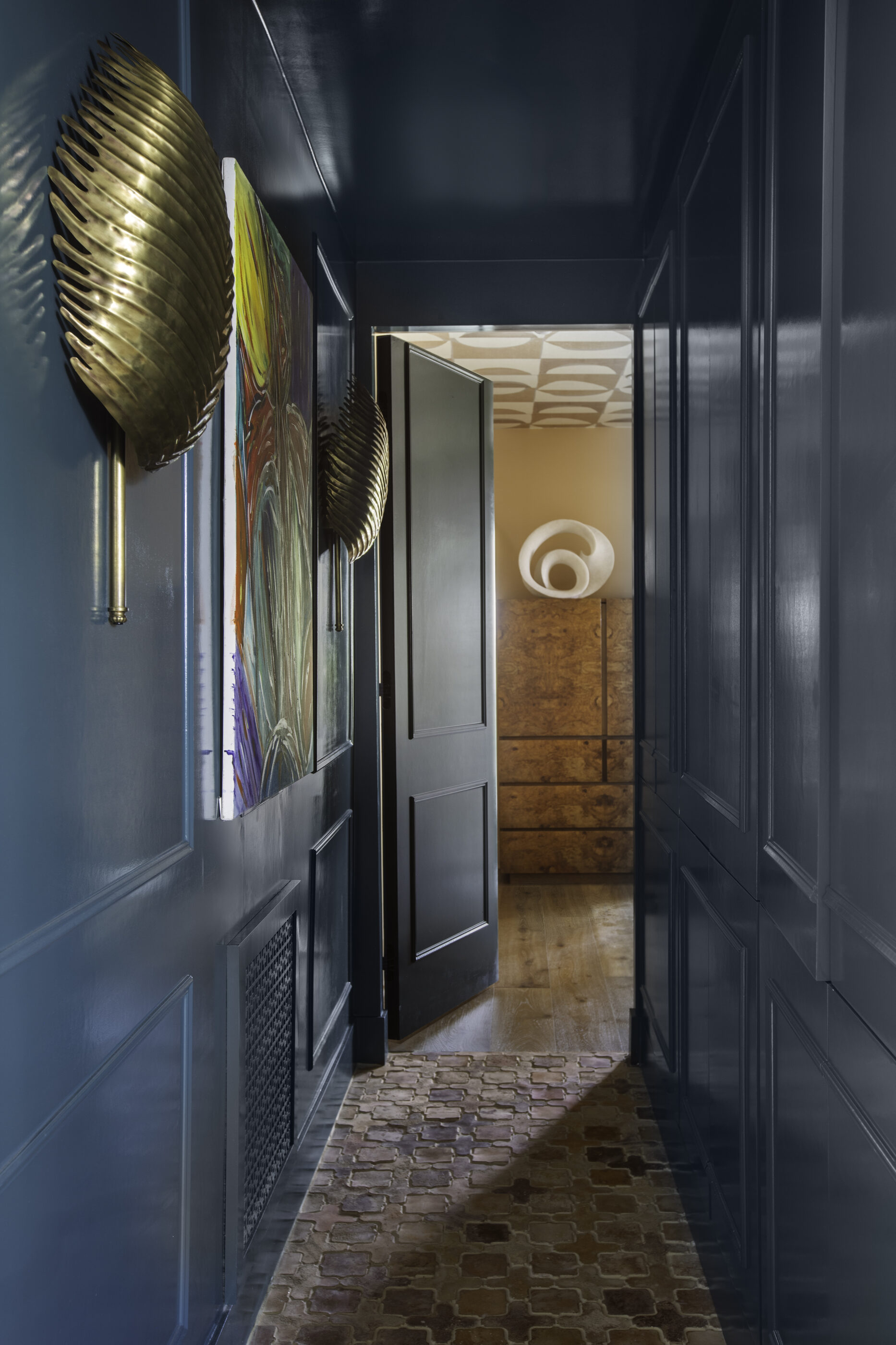funky folly beach interior design interesting turquoise coastal blue hallway