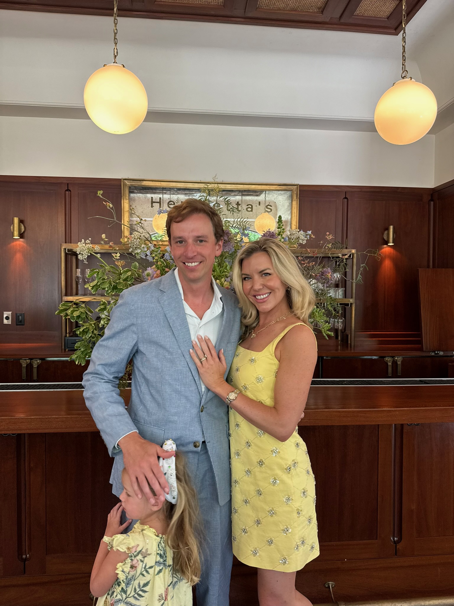 a yellow dress is a spring staple