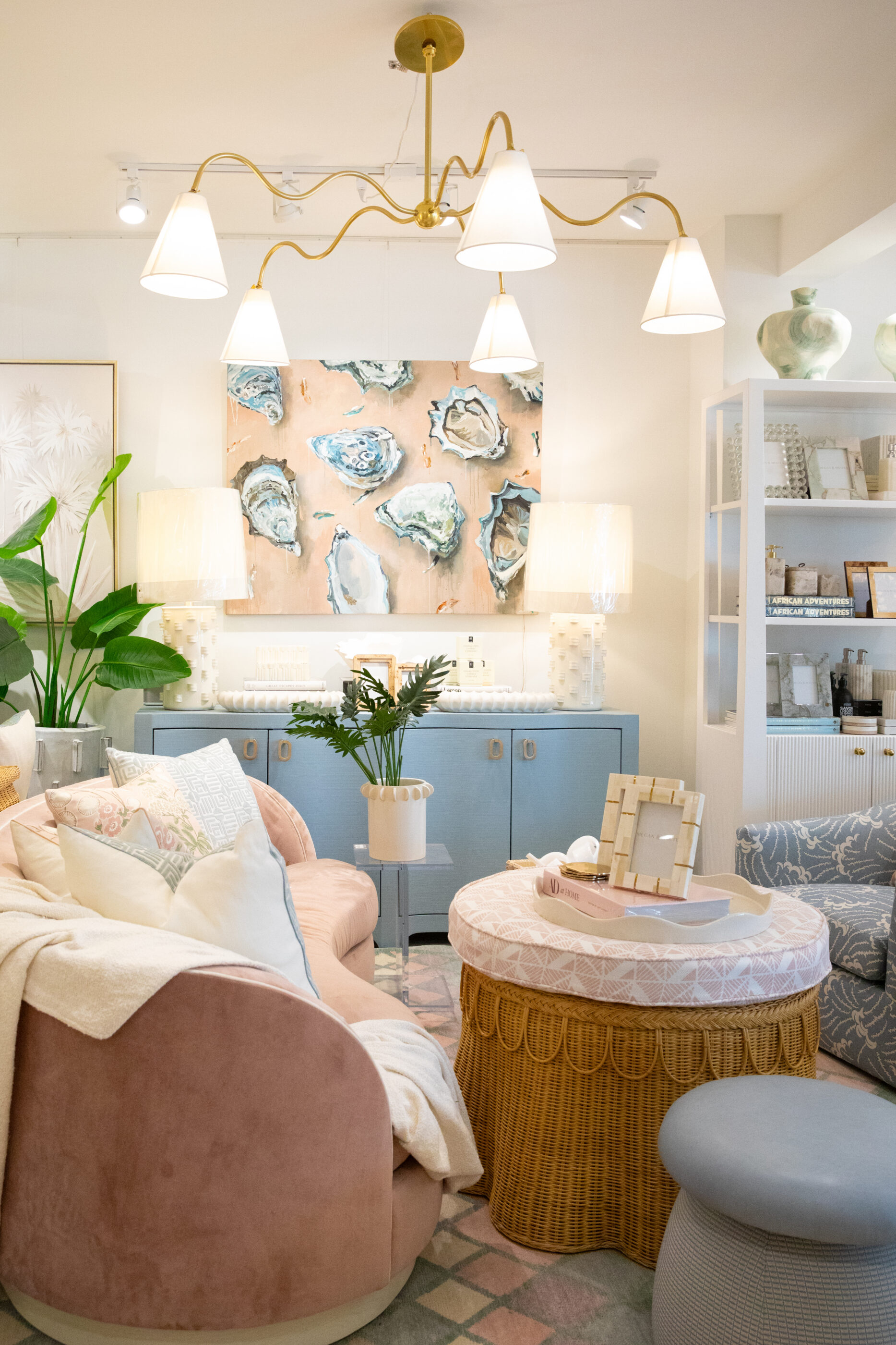 megan molten flagship grand opening mount pleasant shop interior design studio upholstery artwork custom design work virtual services lowcountry luxury coastal style